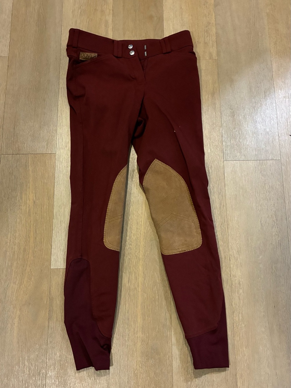 Dover Saddlery Burgundy breeches
